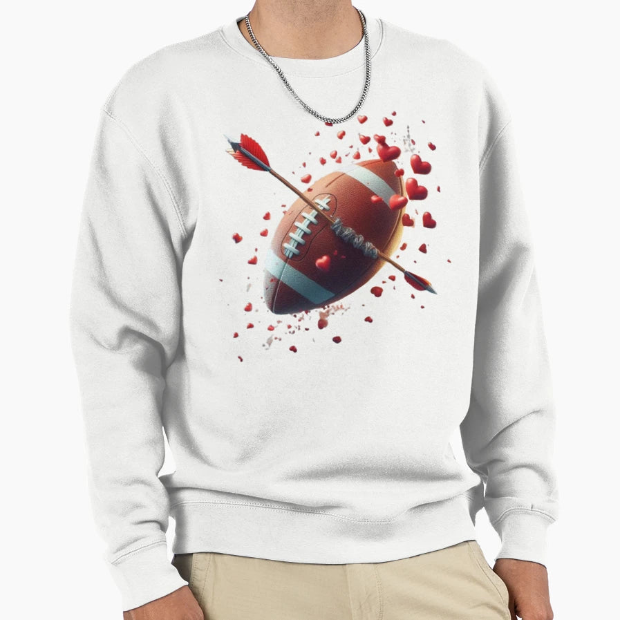 Love American Football Sweatshirt - Trendy Graphic for Adults - T-Shirt, Sweatshirt, Hoodie