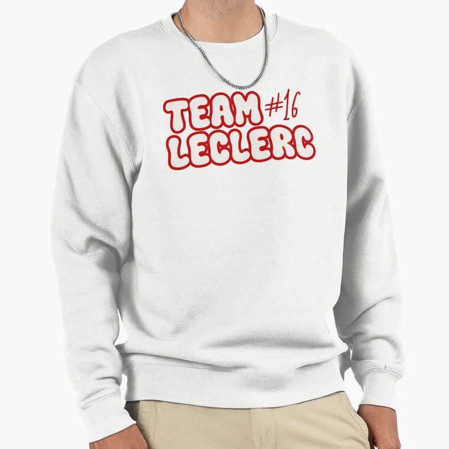 Team Leclerc Formula One Ferrari Sweatshirt - Novelty Apparel Men Women - T-Shirt, Sweatshirt, Hoodie