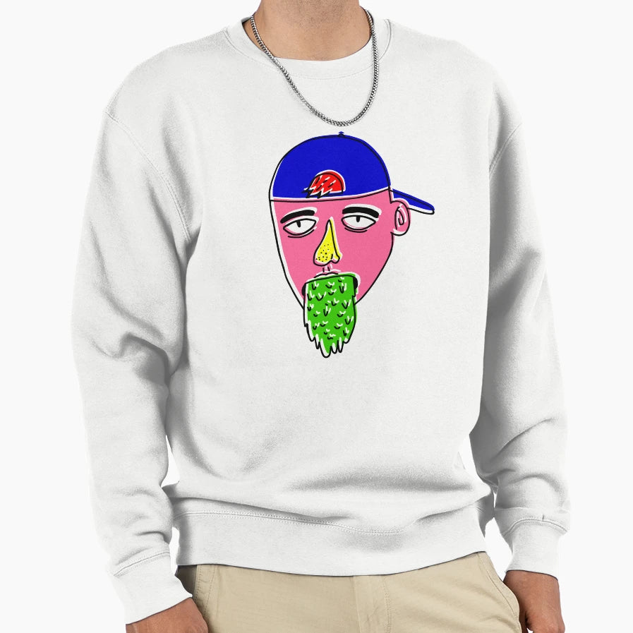 This Dude Is Barfing Sweatshirt - Custom Art Print for Adults - T-Shirt, Sweatshirt, Hoodie