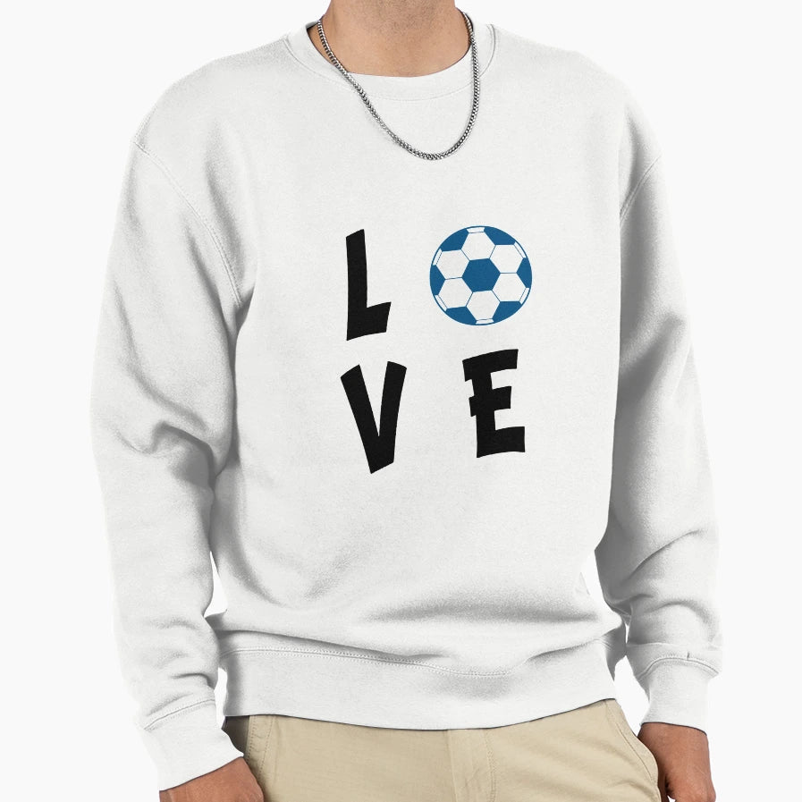Love Football Sweatshirt - Fun Novelty Design Men Women - T-Shirt, Sweatshirt, Hoodie