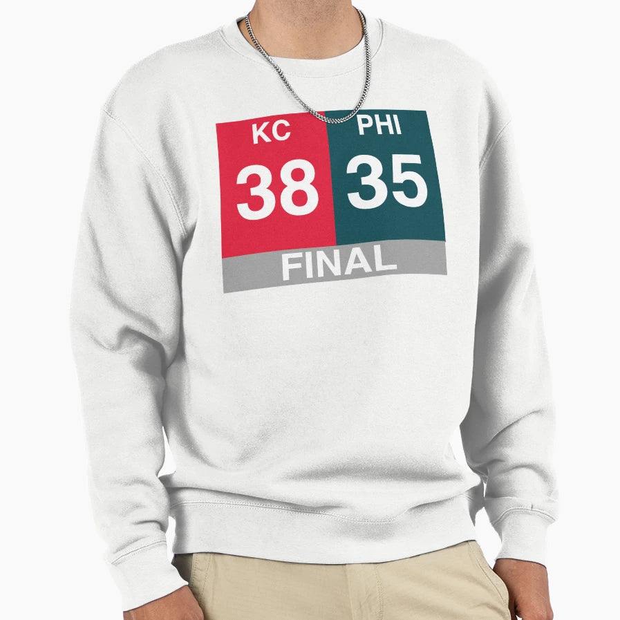 Final Score Sweatshirt - Novelty Apparel for Adults - T-Shirt, Sweatshirt, Hoodie
