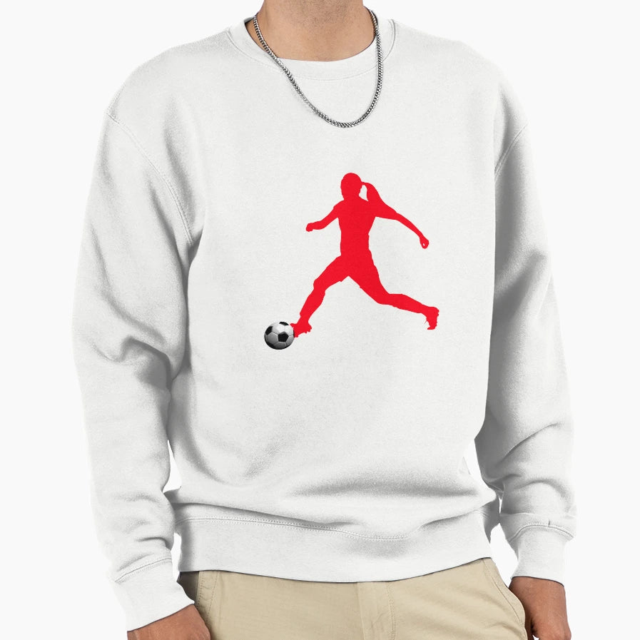 Soccer Red Collection Sweatshirt - Novelty Apparel Men Women - T-Shirt, Sweatshirt, Hoodie