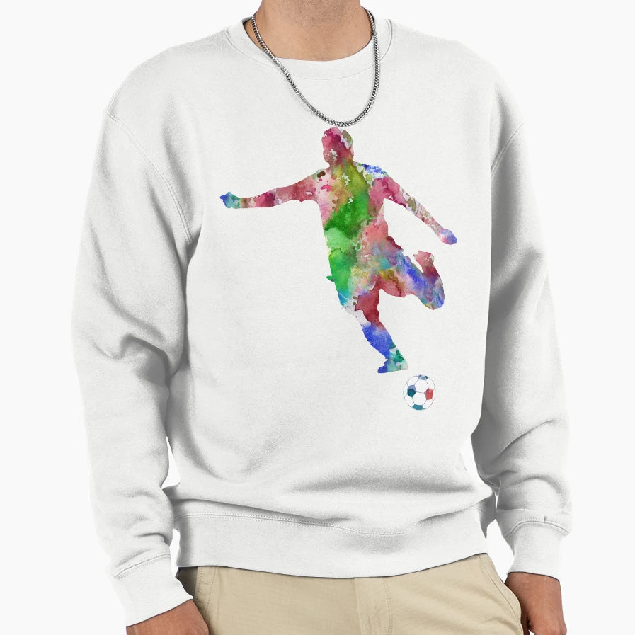 Male Soccer Player Male Football Sweatshirt - Streetwear Style Men Women - T-Shirt, Sweatshirt, Hoodie