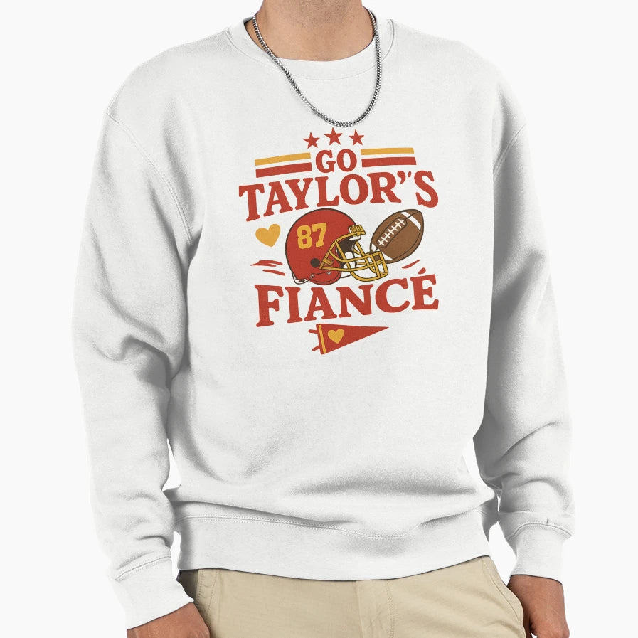 Go Taylors Fianc 87 Spotlight Helmet Sweatshirt - Aesthetic Graphic Unisex - T-Shirt, Sweatshirt, Hoodie