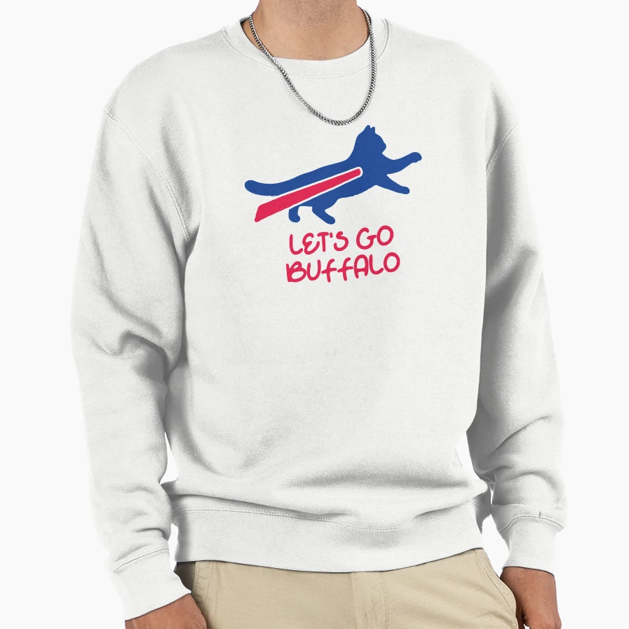 Cat Bills Funny Buffalo Bills Sweatshirt - Streetwear Style Men Women - T-Shirt, Sweatshirt, Hoodie