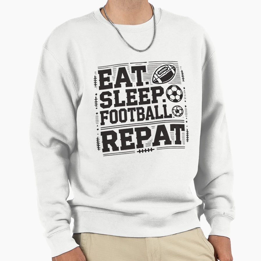 Game Day Soccer American Football Fan Sweatshirt - Minimalist Print Unisex - T-Shirt, Sweatshirt, Hoodie