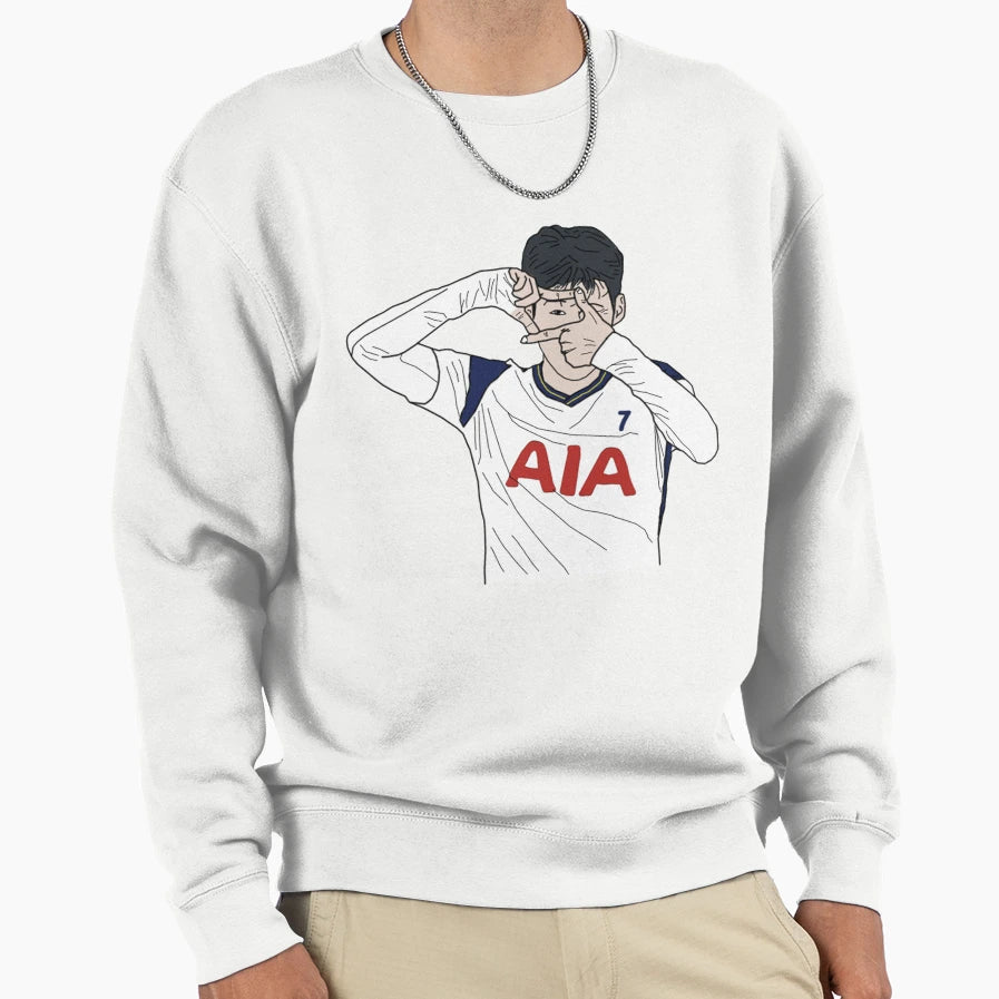 Heung Min Son Photographic Sweatshirt - Custom Art Print for Adults - T-Shirt, Sweatshirt, Hoodie