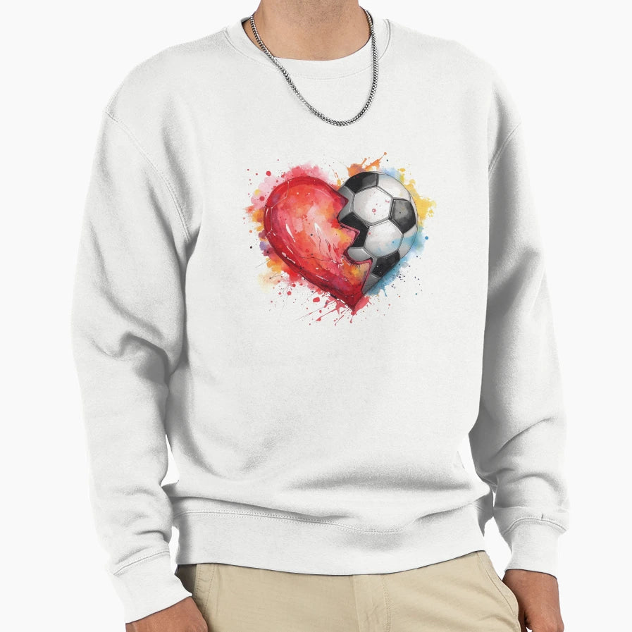 Soccer Love Sweatshirt - Unique Graphic Unisex - T-Shirt, Sweatshirt, Hoodie