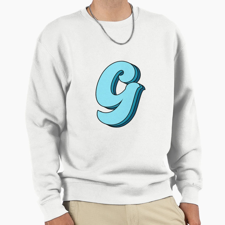 Blue G Sweatshirt - Fun Novelty Design for Adults - T-Shirt, Sweatshirt, Hoodie