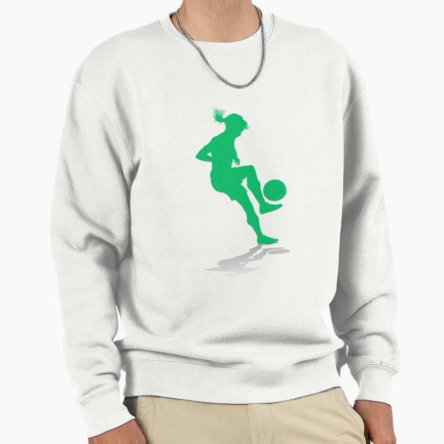 Green Dribbling 2 Her Game Her Rules Sweatshirt - Custom Art Print Unisex - T-Shirt, Sweatshirt, Hoodie