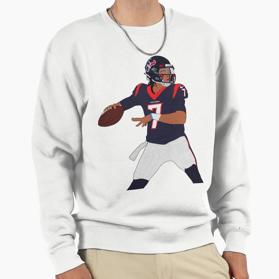 Cj Stroud Texans Sweatshirt - Fun Novelty Design Men Women - T-Shirt, Sweatshirt, Hoodie