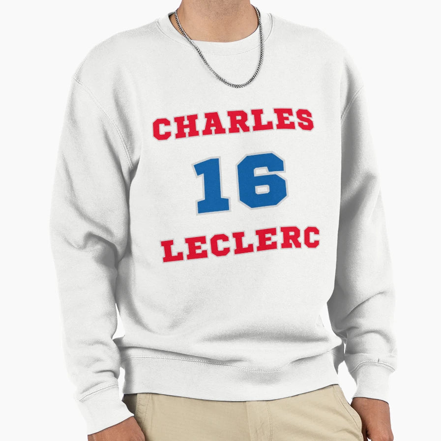 Charles Leclerc 16 T-Shirt - Casual Everyday Wear Unisex - T-Shirt, Sweatshirt, Hoodie
