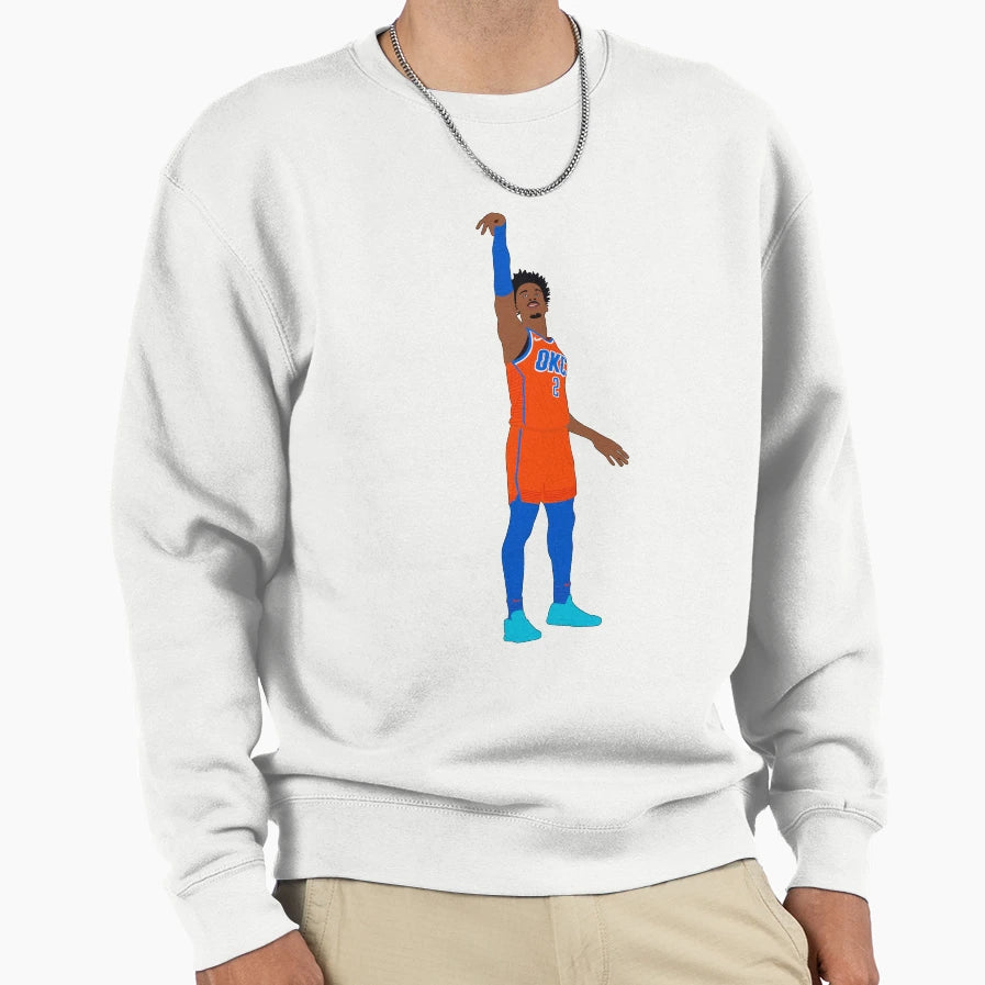 Shai Gilgeous Alexander Sweatshirt - Minimalist Print Unisex - T-Shirt, Sweatshirt, Hoodie