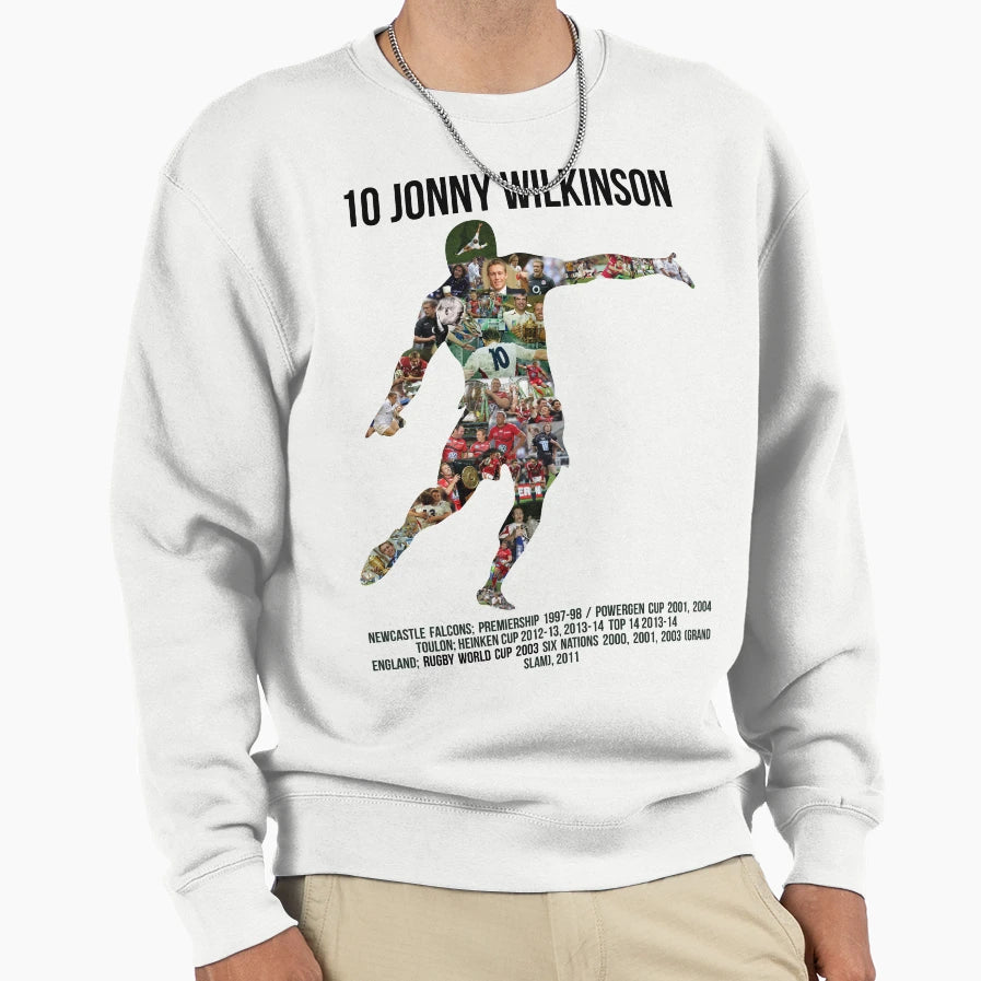Jonny Wilkinson Tribute Sweatshirt - Unique Graphic for Adults - T-Shirt, Sweatshirt, Hoodie