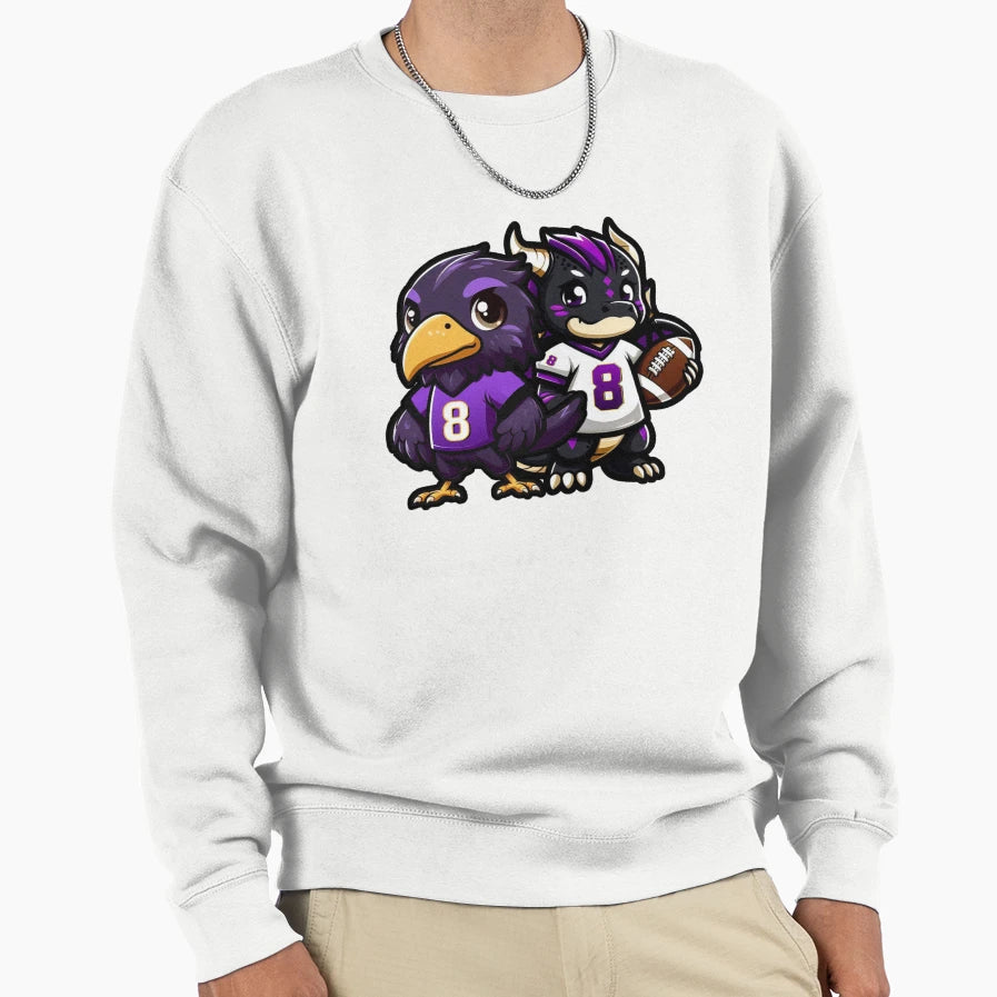 Ravens Game Day Sweatshirt - Casual Everyday Wear for Adults - T-Shirt, Sweatshirt, Hoodie