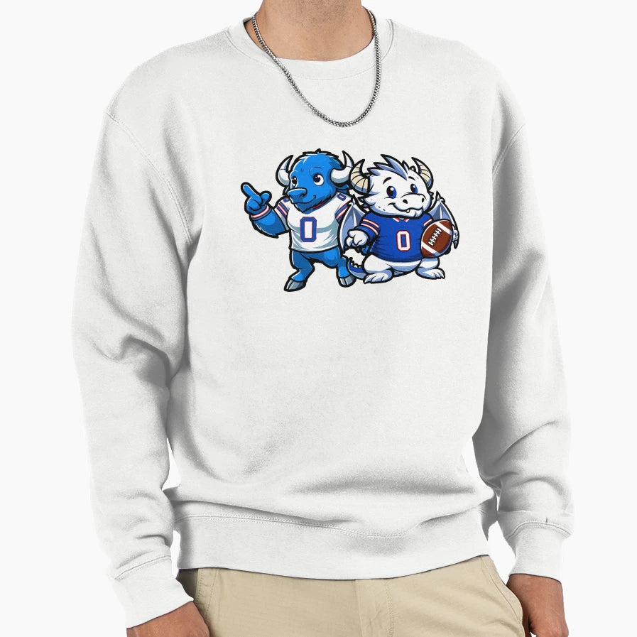 Buffalo Game Day Sweatshirt - Graphic Print Unisex - T-Shirt, Sweatshirt, Hoodie