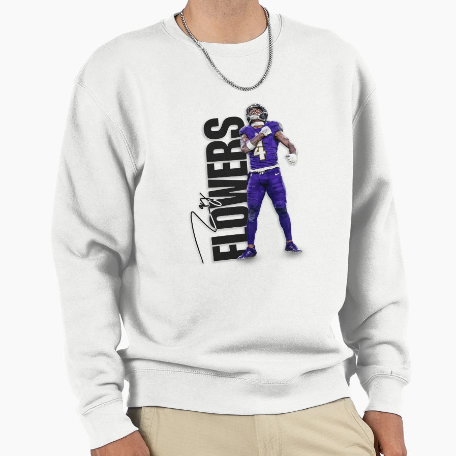 Zay Flowers Sweatshirt - Fun Novelty Design Men Women - T-Shirt, Sweatshirt, Hoodie