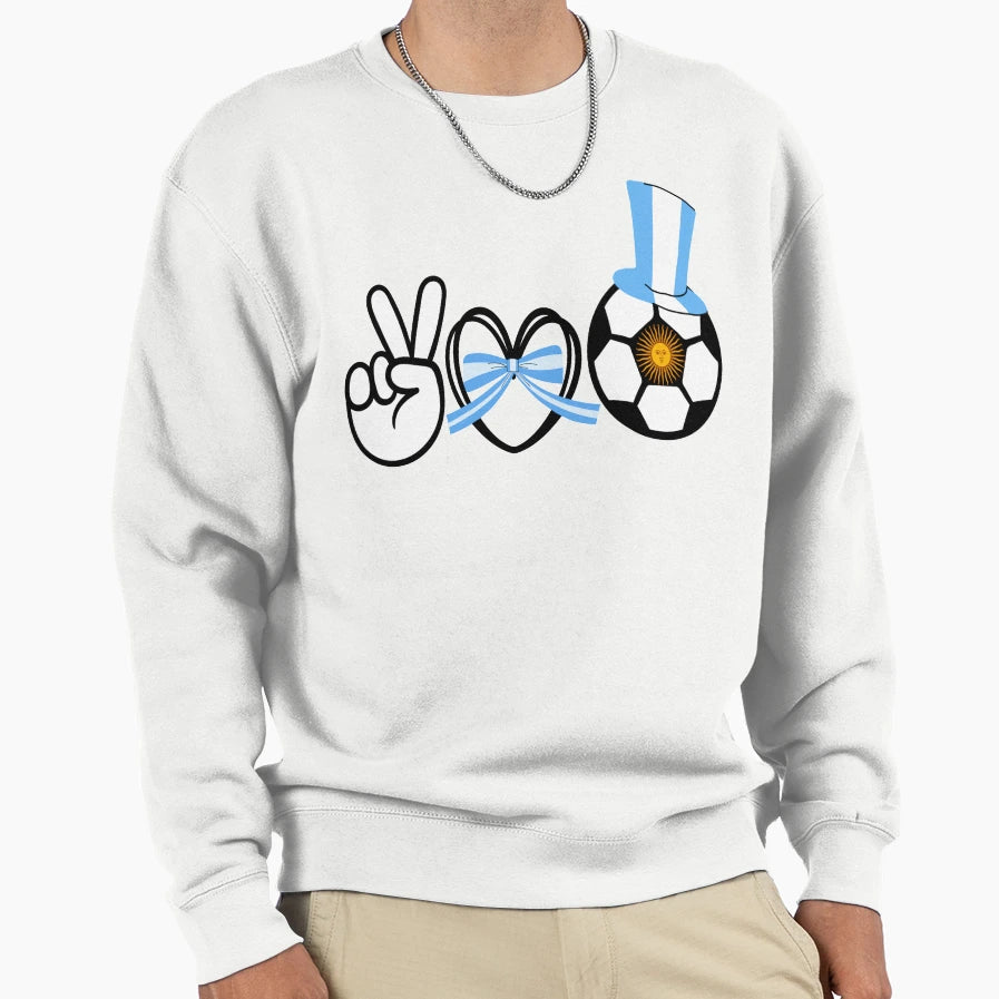 Argentina Soccer Fan Sweatshirt - Streetwear Style Unisex - T-Shirt, Sweatshirt, Hoodie