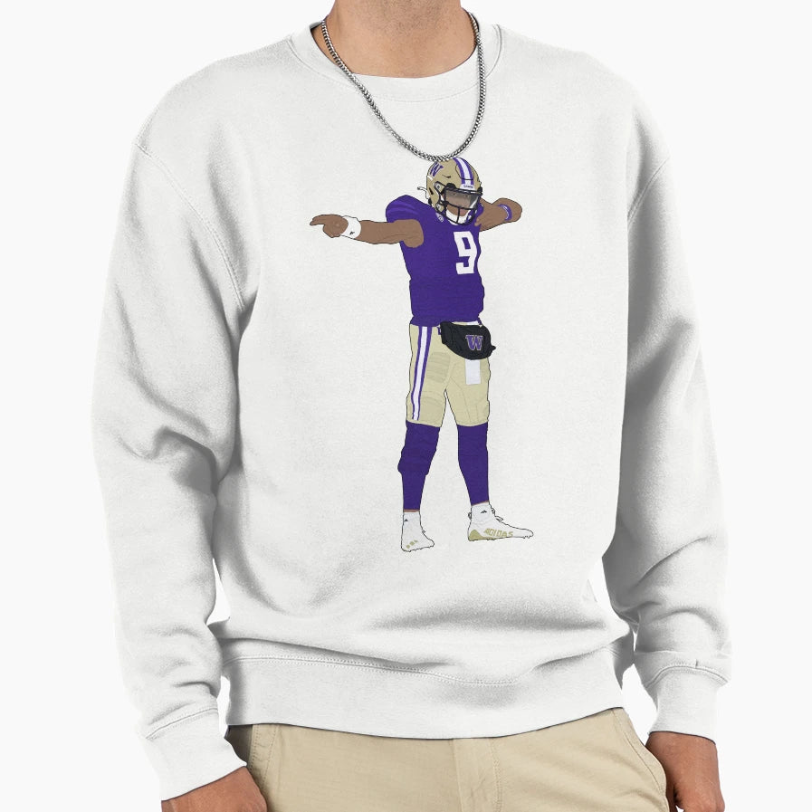 Michael Penix Jr Sweatshirt - Custom Art Print for Adults - T-Shirt, Sweatshirt, Hoodie