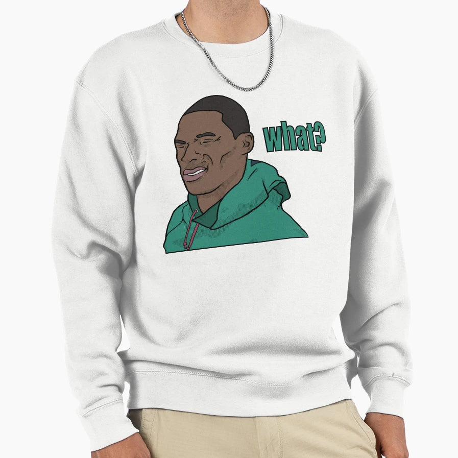Russell Westbrook What Sweatshirt - Graphic Print Men Women - T-Shirt, Sweatshirt, Hoodie