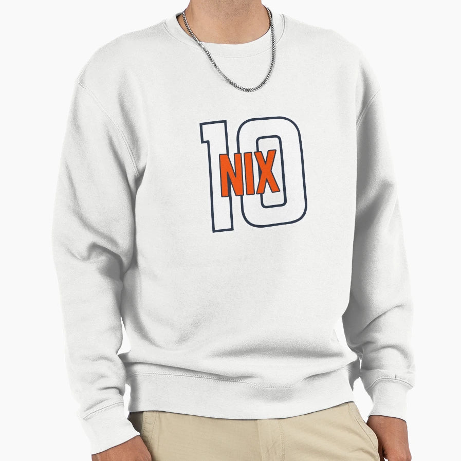 Bo Nix 10 Denver Broncos Sweatshirt - Novelty Apparel Men Women - T-Shirt, Sweatshirt, Hoodie