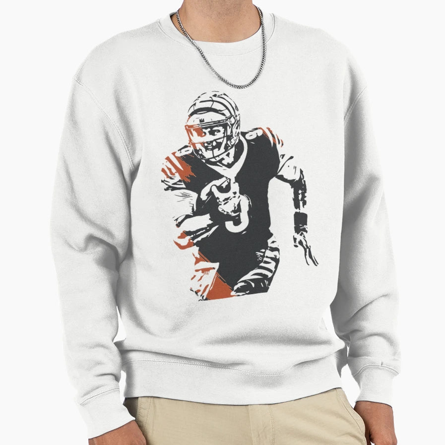Player Sports Quarterback 14 Wide Sweatshirt - Aesthetic Graphic Unisex - T-Shirt, Sweatshirt, Hoodie