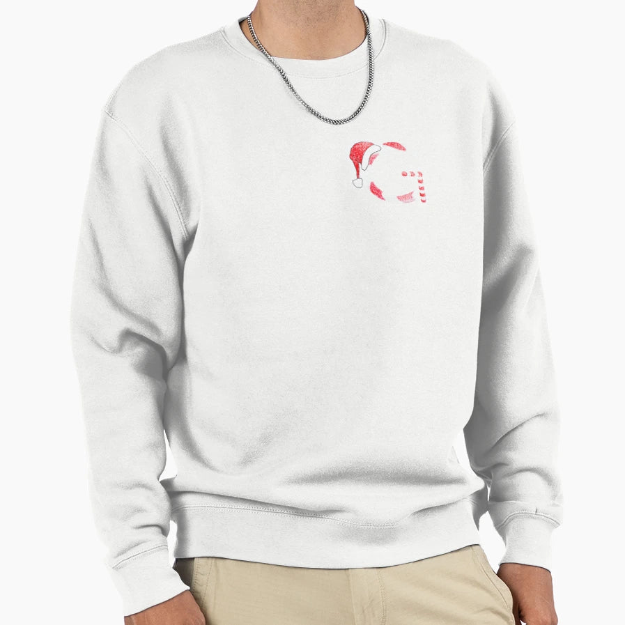 Candy Cane G Santa Sweatshirt - Aesthetic Graphic Men Women - T-Shirt, Sweatshirt, Hoodie