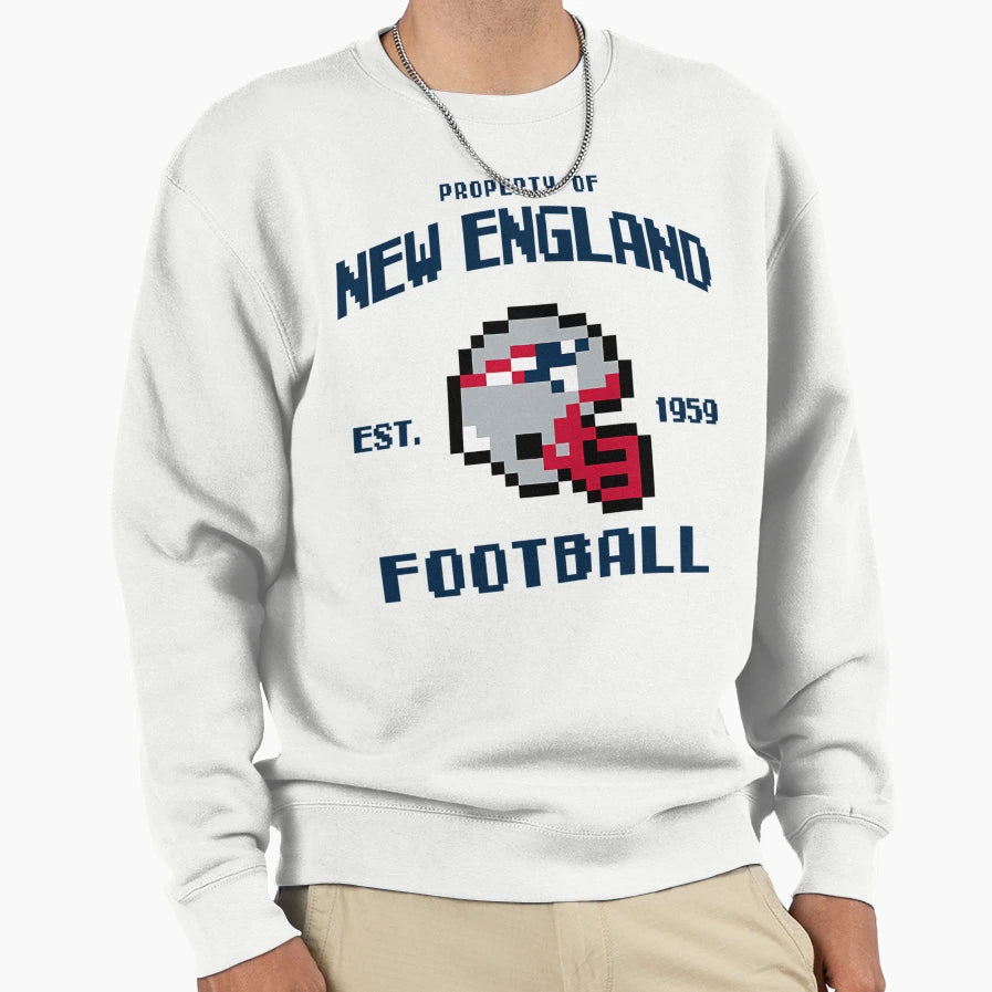 Property New England Patriots Sweatshirt - Streetwear Style for Adults - T-Shirt, Sweatshirt, Hoodie