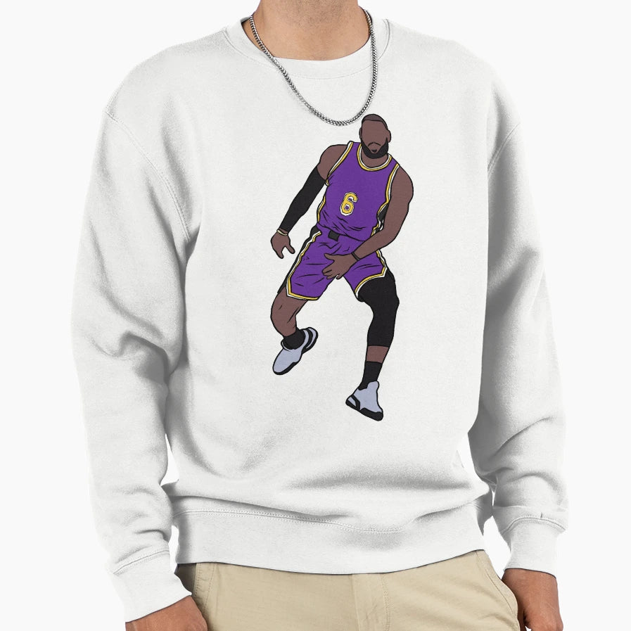 Lebron James Obscene Gesture Sweatshirt - Graphic Print Unisex - T-Shirt, Sweatshirt, Hoodie