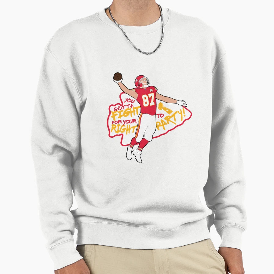 Kelce 87 Sweatshirt - Fun Novelty Design for Adults - T-Shirt, Sweatshirt, Hoodie