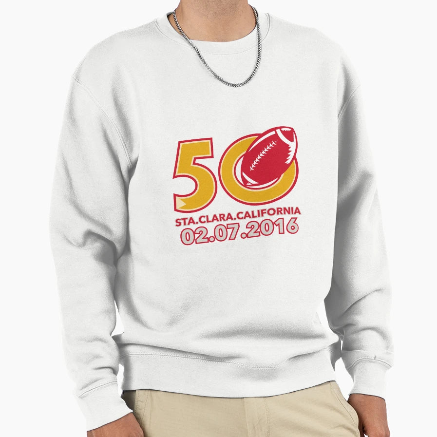 50 Pro Football Championship Sweatshirt - Casual Everyday Wear for Adults - T-Shirt, Sweatshirt, Hoodie