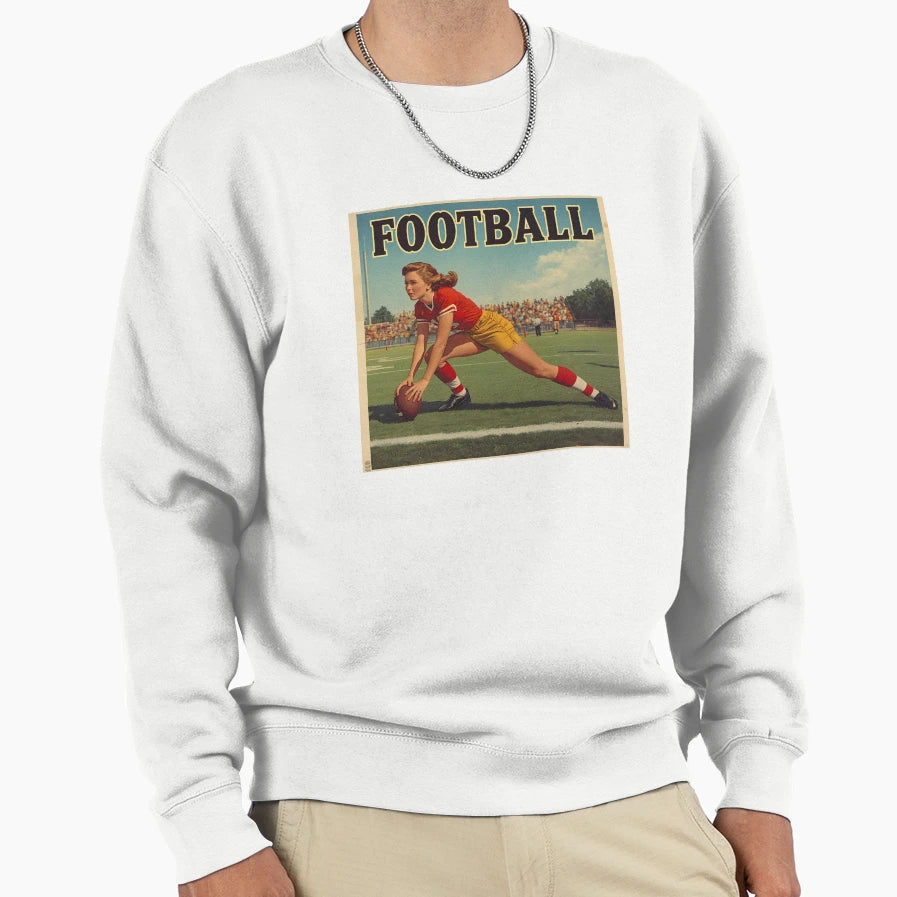 Womens American Football Sweatshirt - Unique Graphic Unisex - T-Shirt, Sweatshirt, Hoodie