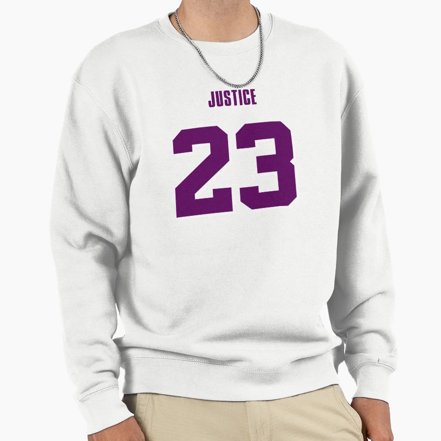 Lebron James 23 Justice Sweatshirt - Aesthetic Graphic for Adults - T-Shirt, Sweatshirt, Hoodie