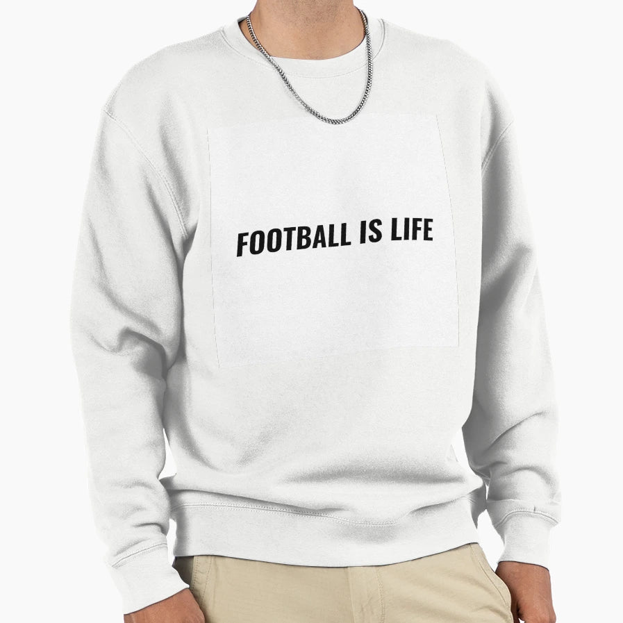 Football Is Life Football Lover T-Shirt - Aesthetic Graphic for Adults - T-Shirt, Sweatshirt, Hoodie