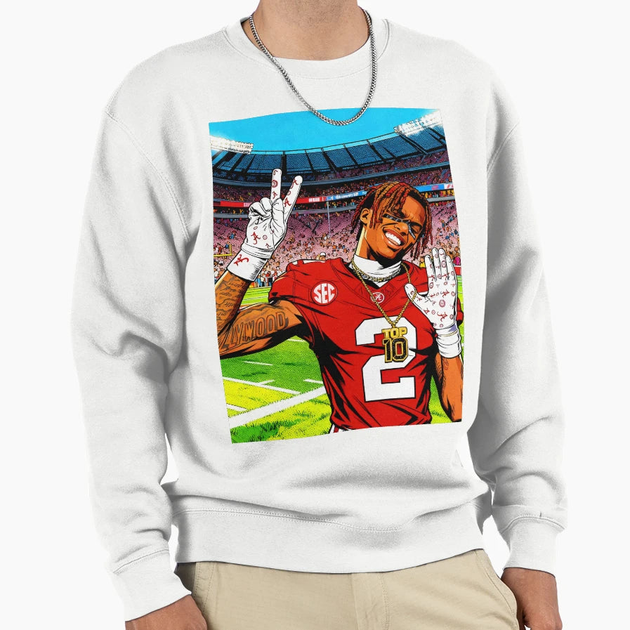 Crimson Tide Victory Pose Sweatshirt - Minimalist Print Unisex - T-Shirt, Sweatshirt, Hoodie