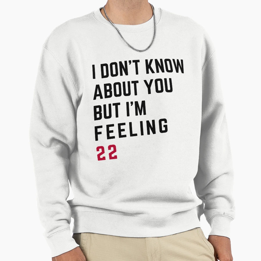 22 Red Birthday Sweatshirt - Trendy Graphic for Adults - T-Shirt, Sweatshirt, Hoodie
