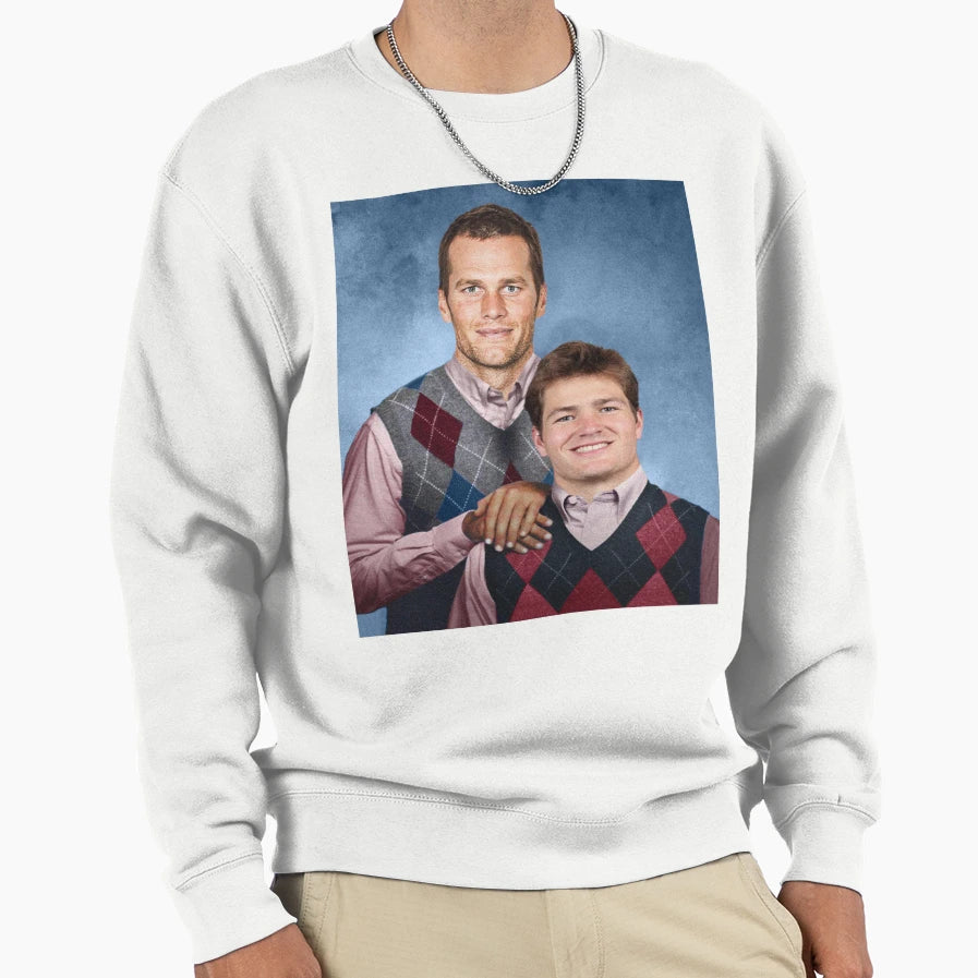 Brady And Drake Maye New England Sweatshirt - Unique Graphic Unisex - T-Shirt, Sweatshirt, Hoodie