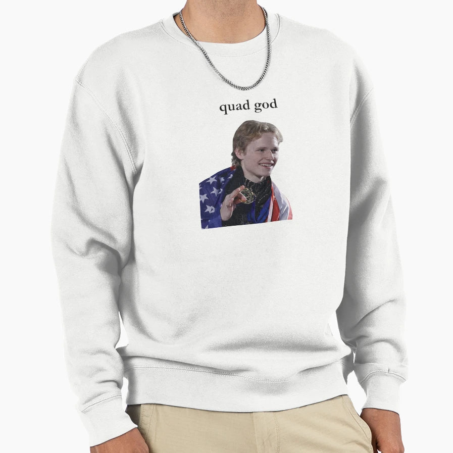 Ilia Malinin Olympics 2026 Figure Sweatshirt - Unique Graphic Men Women - T-Shirt, Sweatshirt, Hoodie