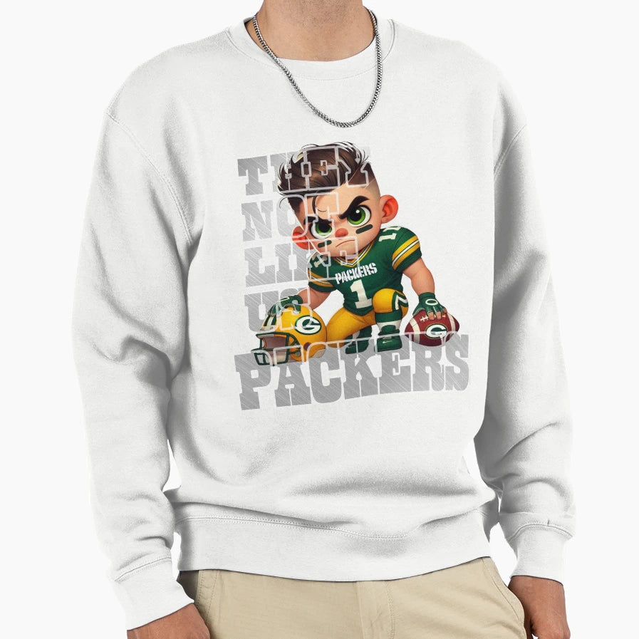 Green Bay Packers Graphicy Not Sweatshirt - Minimalist Print for Adults - T-Shirt, Sweatshirt, Hoodie