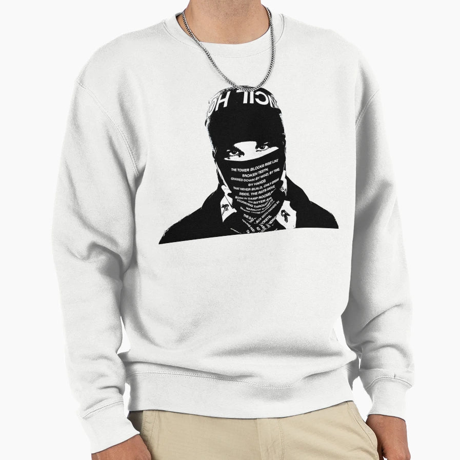 Esdeekid Rebel Sweatshirt - Minimalist Print for Adults - T-Shirt, Sweatshirt, Hoodie