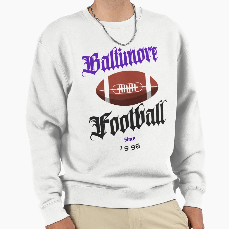 Baltimore Football Sweatshirt - Streetwear Style Unisex - T-Shirt, Sweatshirt, Hoodie