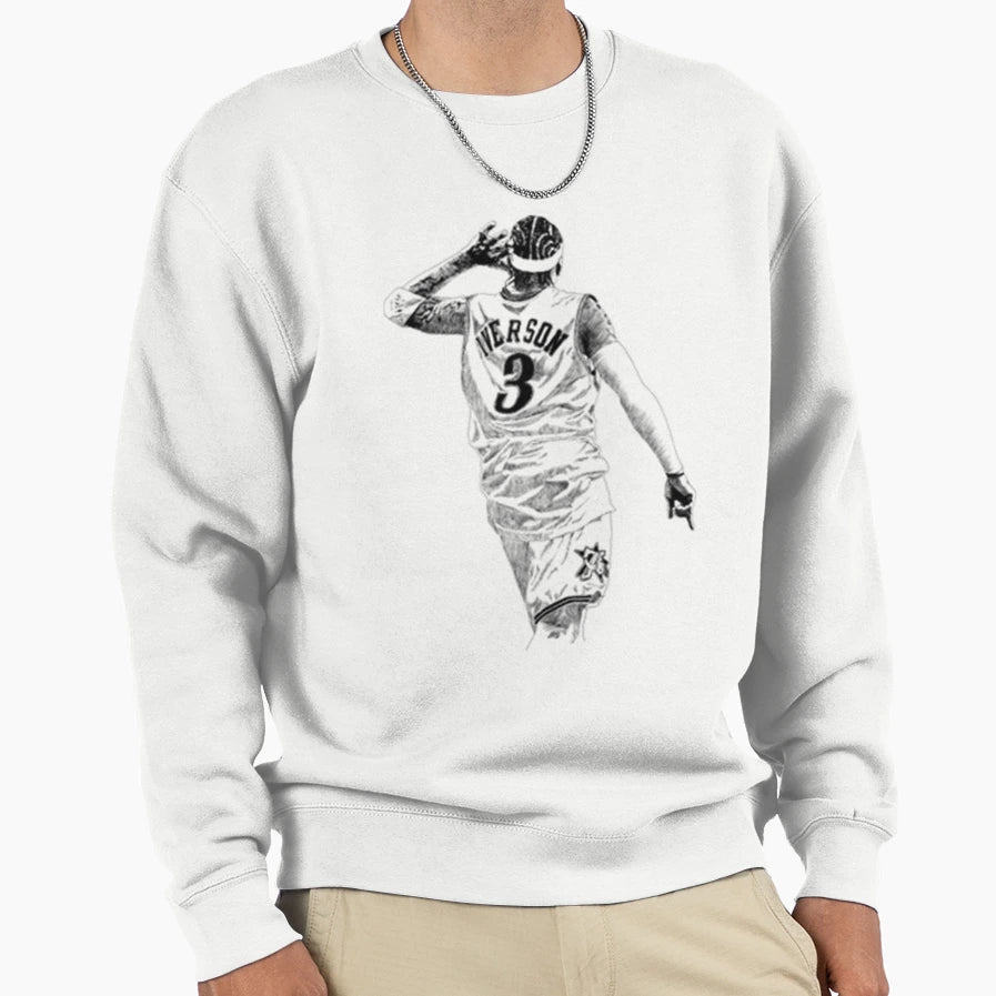 Allen Iverson Sweatshirt - Graphic Print Men Women - T-Shirt, Sweatshirt, Hoodie