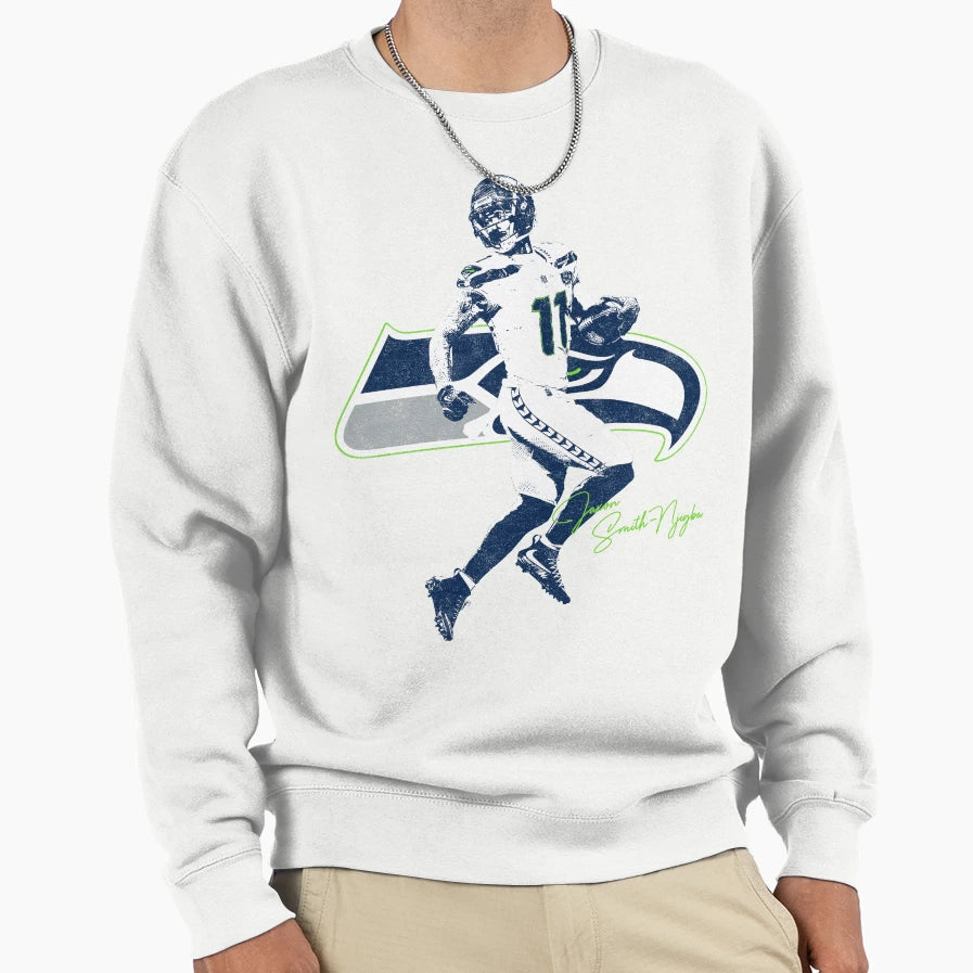 Jaxon Smith Njigba Variant Sweatshirt - Aesthetic Graphic Unisex - T-Shirt, Sweatshirt, Hoodie