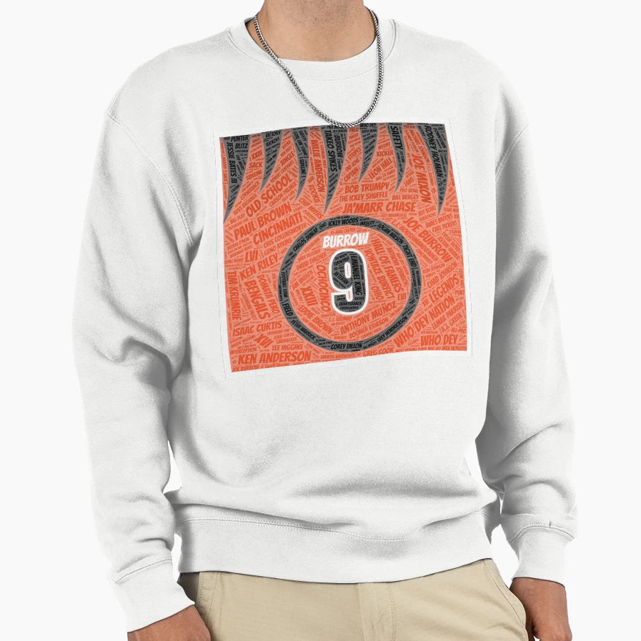 Burrow Stripes Sweatshirt - Casual Everyday Wear Unisex - T-Shirt, Sweatshirt, Hoodie