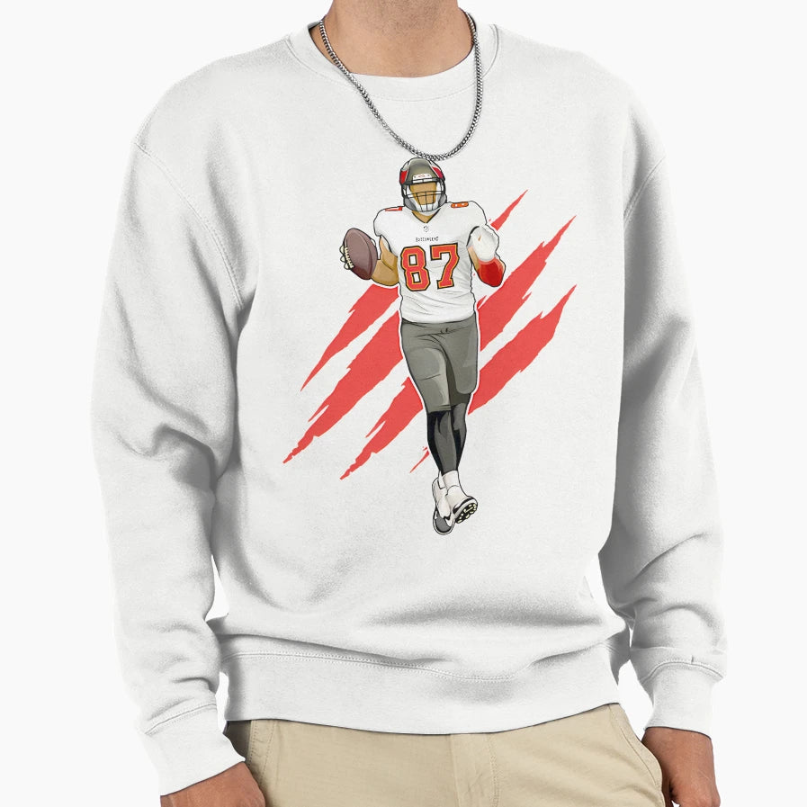 87 Tampa Football Dancer Football Sweatshirt - Minimalist Print for Adults - T-Shirt, Sweatshirt, Hoodie