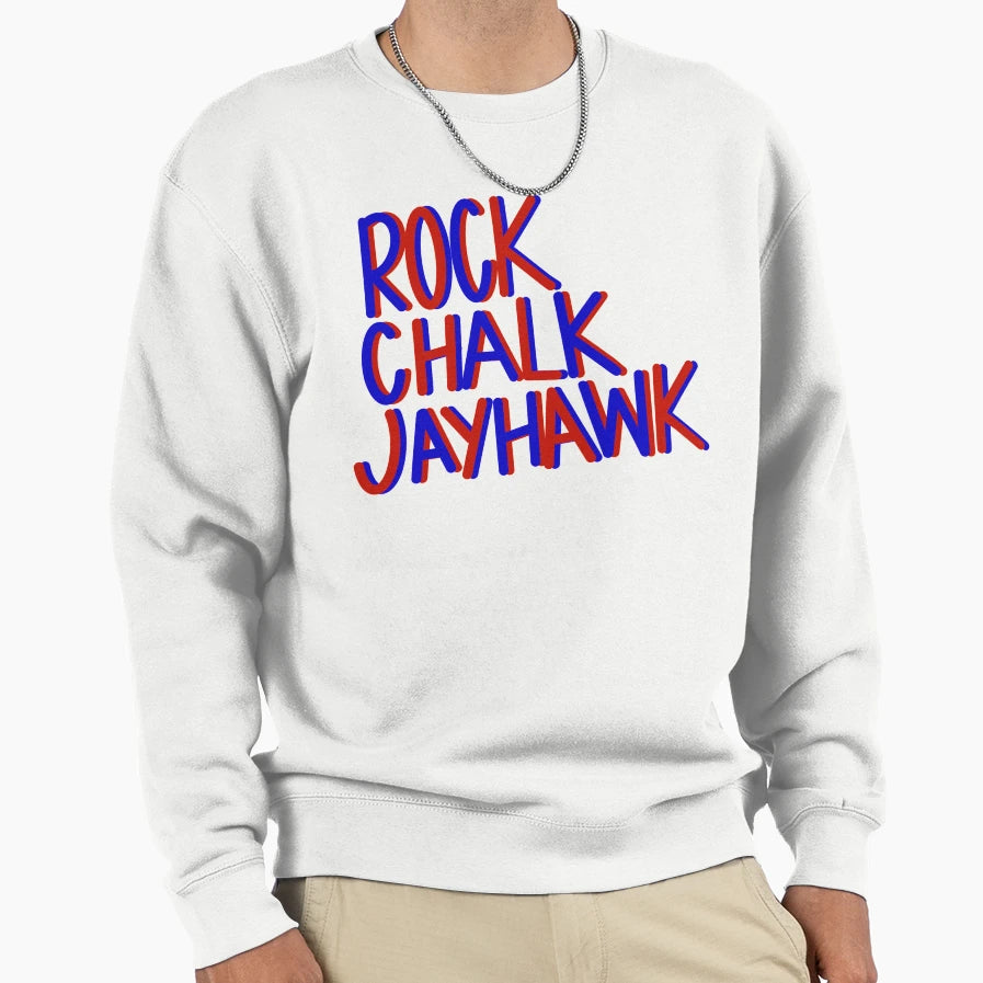 University Kansas Sweatshirt - Casual Everyday Wear Unisex - T-Shirt, Sweatshirt, Hoodie