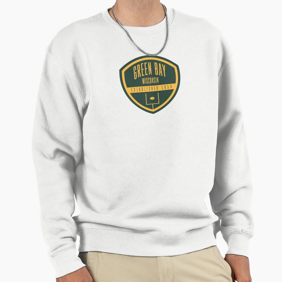 Green Bay Football Sweatshirt - Trendy Graphic Men Women - T-Shirt, Sweatshirt, Hoodie