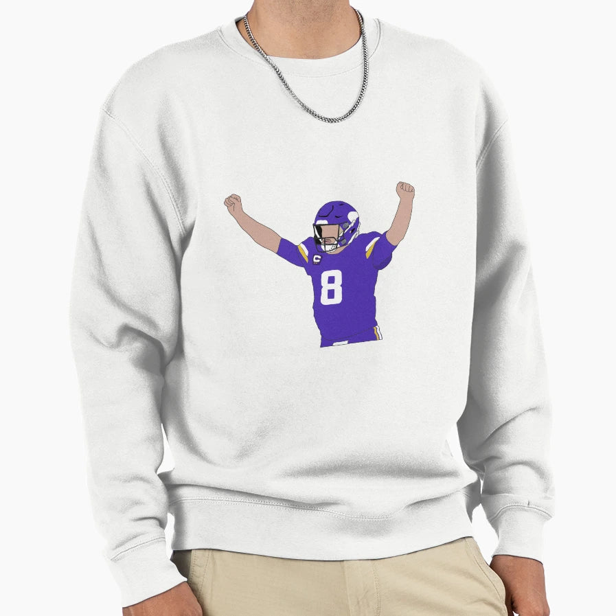Minnesota Viking Kirk Cousins Sweatshirt - Unique Graphic for Adults - T-Shirt, Sweatshirt, Hoodie