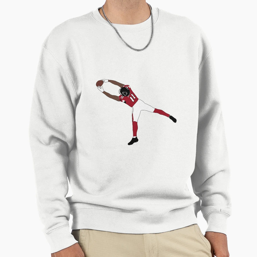 Atlanta Falcons Julio Jones Sweatshirt - Minimalist Print for Adults - T-Shirt, Sweatshirt, Hoodie