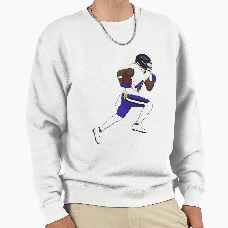 Flowers Cartoon Sweatshirt - Minimalist Print for Adults - T-Shirt, Sweatshirt, Hoodie